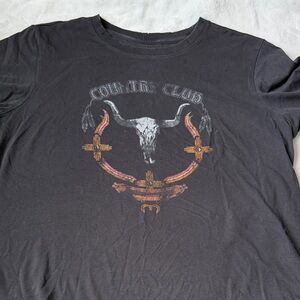 Country Club Graphic Black Women’s T-Shirt